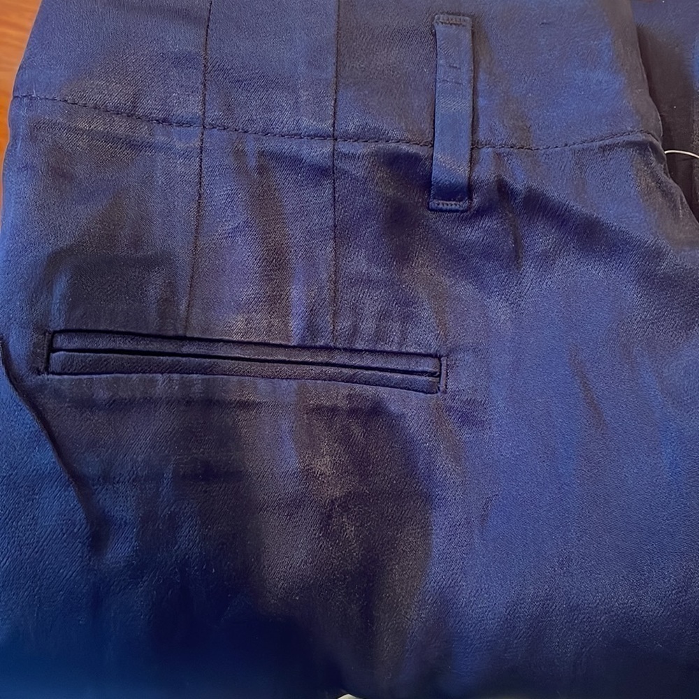 GAP Women’s Navy Cropped Pants Size 0P Petite Straight Leg Capri Pants - Picture 7 of 7